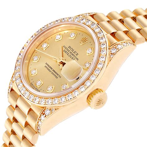 rolex damen gelbgold|Rolex ladies watches.